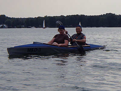 Steuerfußschlaufen Faltboot Kolibri